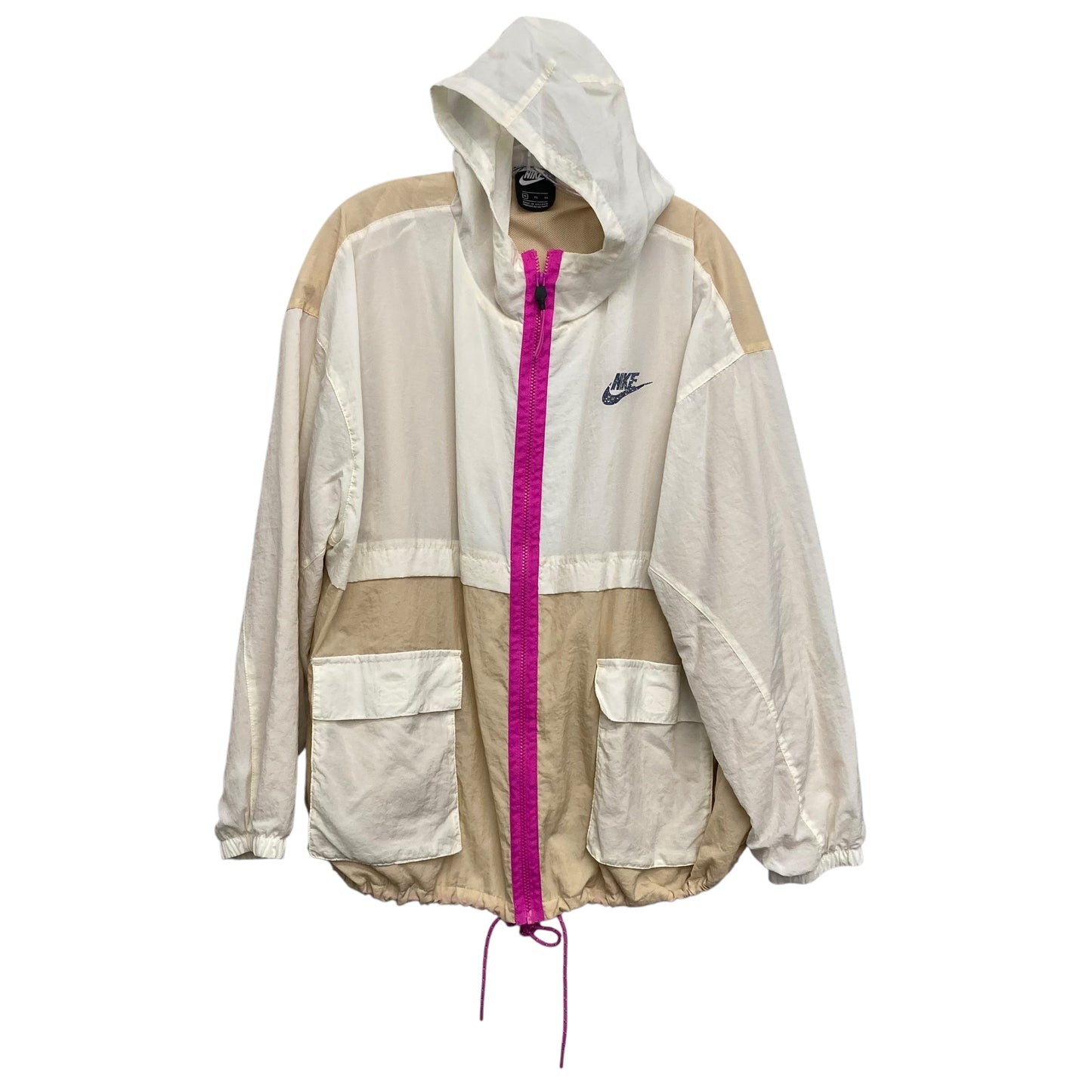 Athletic Jacket By Nike In Multi, Size:Xl