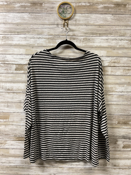 Top Ls Designer By All Saints In Black & Grey, Size:M