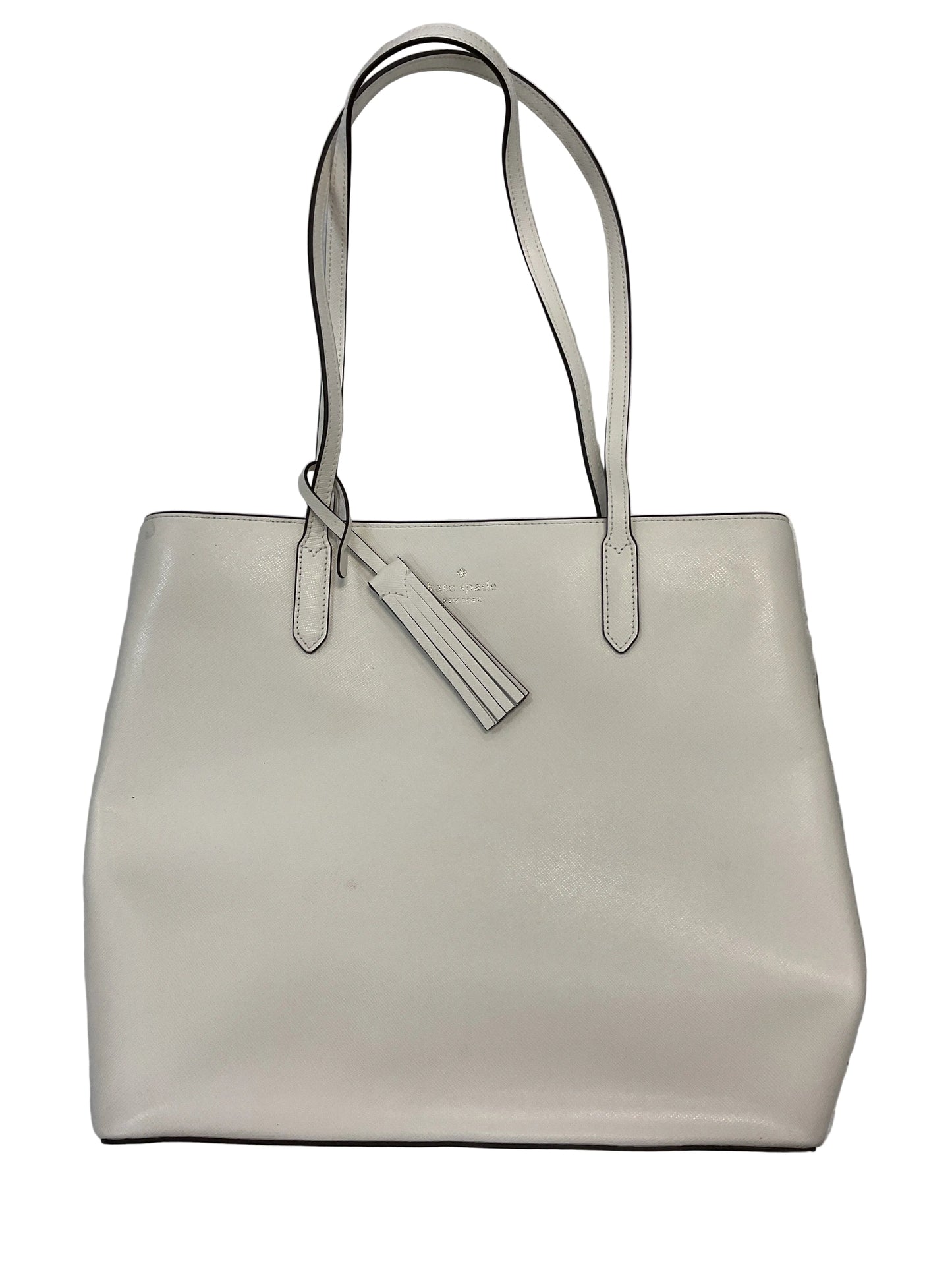 Handbag Designer By Kate Spade In White, Size:Large