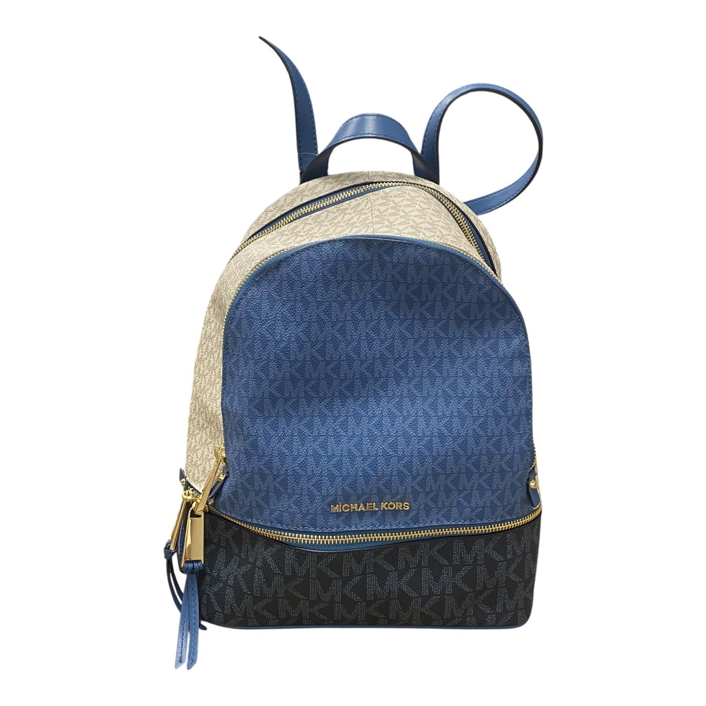 Backpack Designer By Michael Kors In Blue, Size:Medium