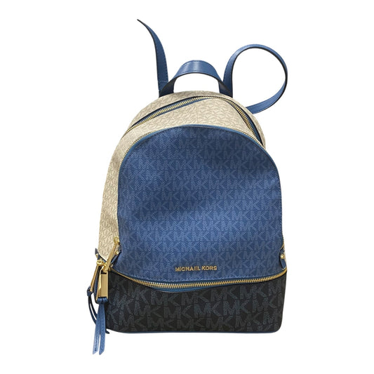 Backpack Designer By Michael Kors In Blue, Size:Medium