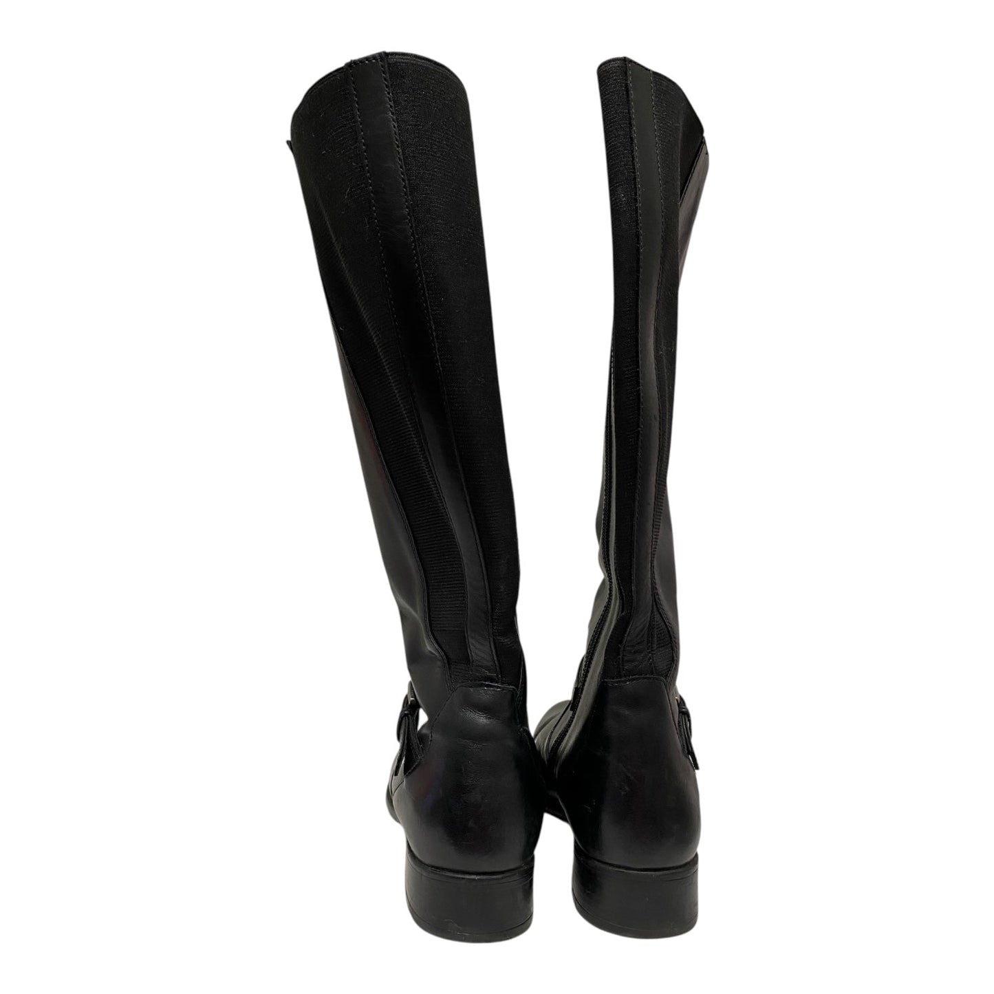 Boots Knee Flats By Clarks In Black, Size:9