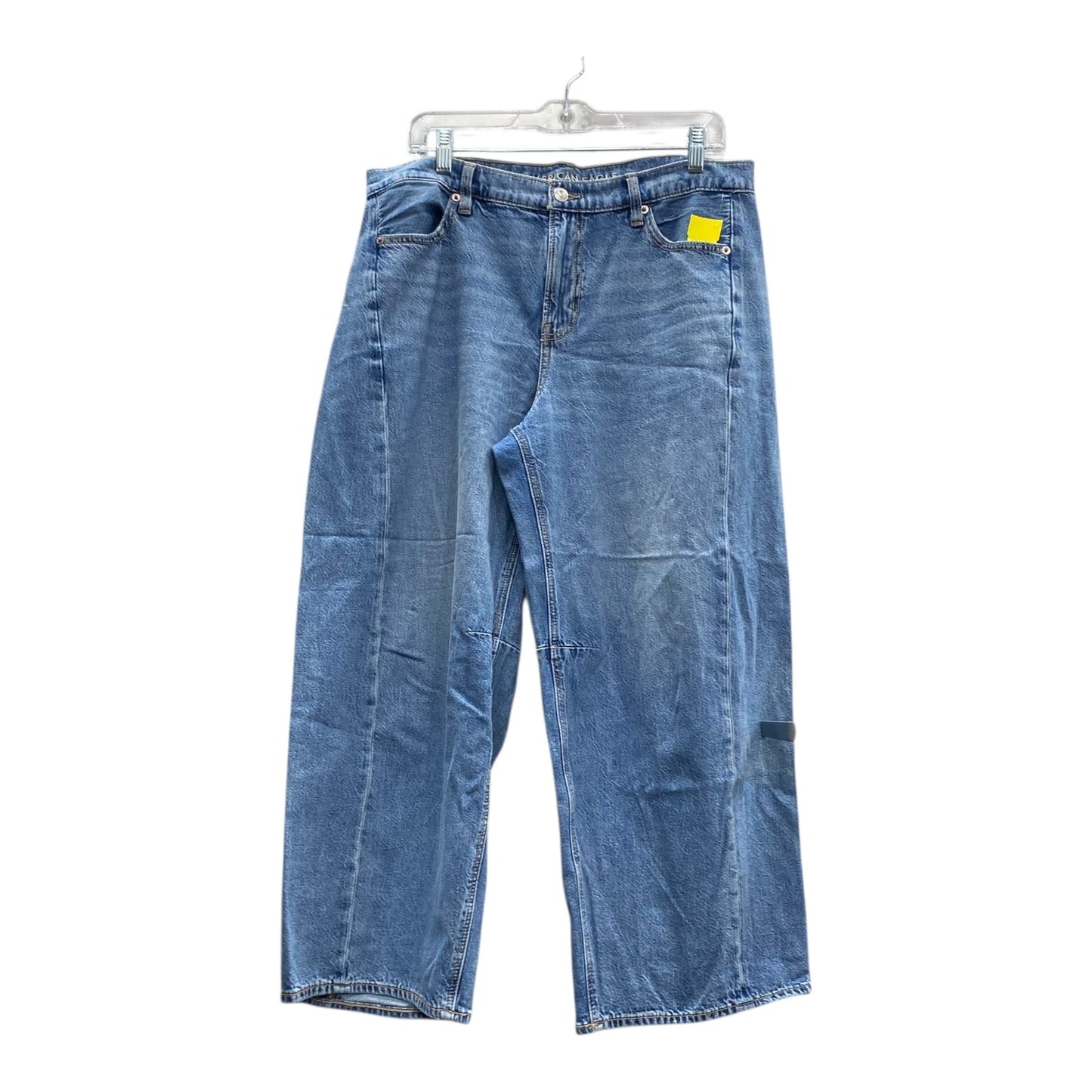 Jeans Wide Leg By American Eagle In Blue, Size:10