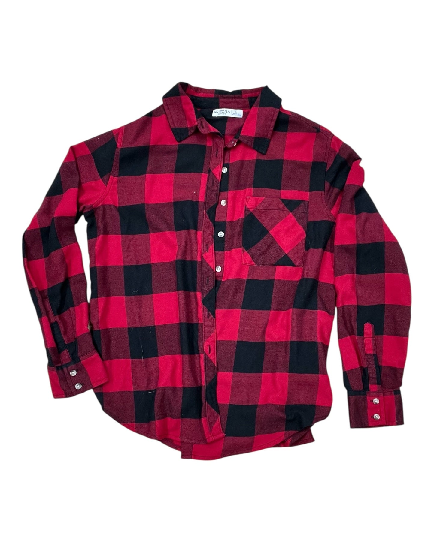 Top Ls By Arizona In Black & Red, Size:S