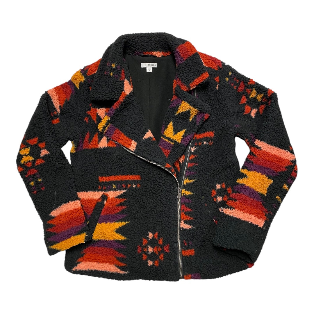 Coat Faux Fur & Sherpa By Sonoma In Multi, Size:M