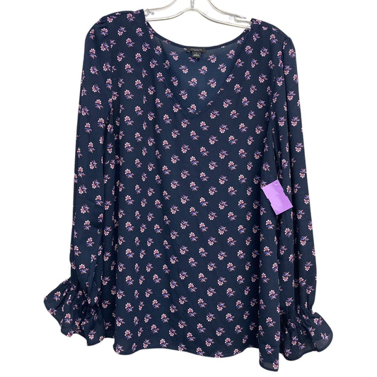 Top Ls By Ann Taylor In Floral Print, Size:L
