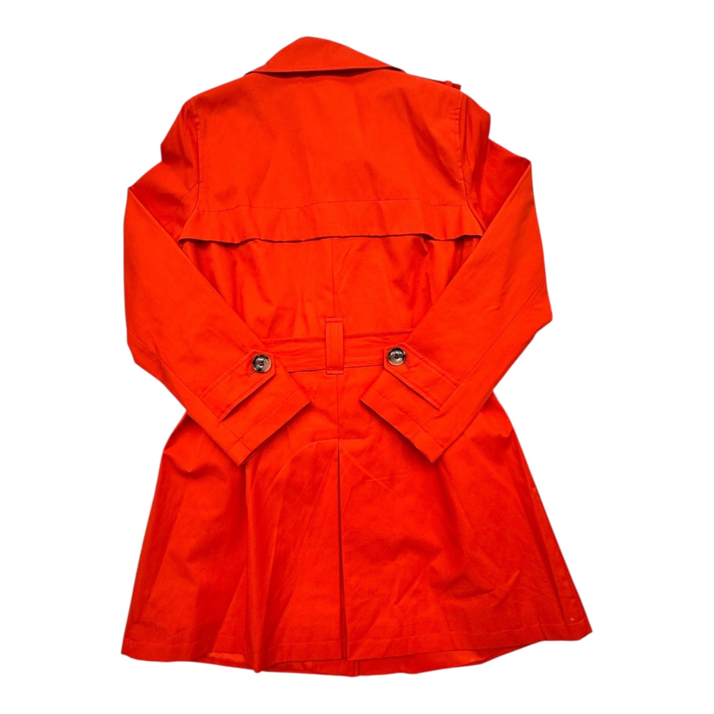 Coat Trench Coat By Sam Edelman In Orange, Size:L