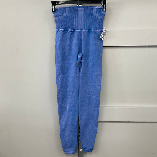 Athletic Leggings By Free People In Blue, Size:Xs