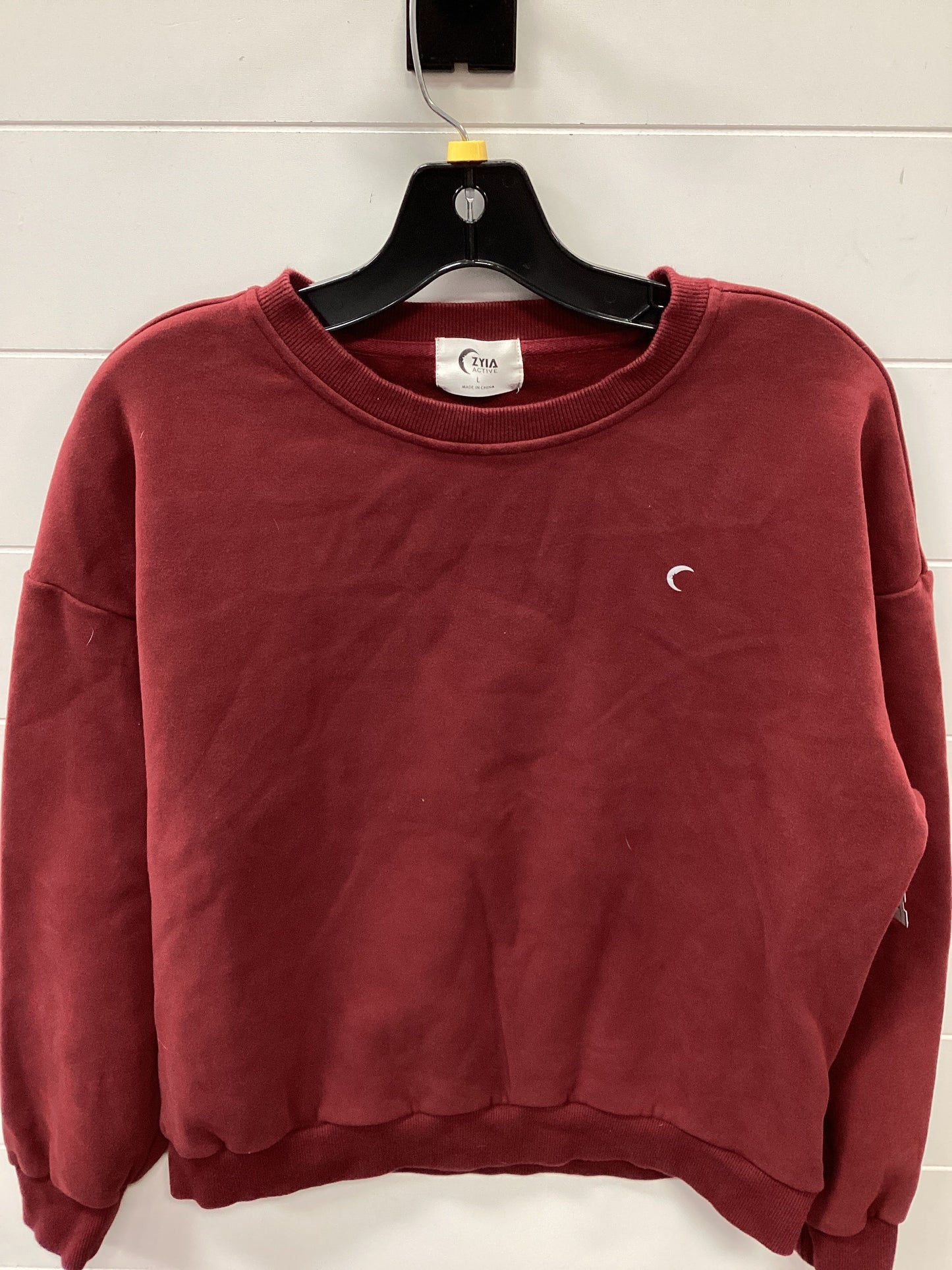 Top Ls By Zyia In Red, Size:L