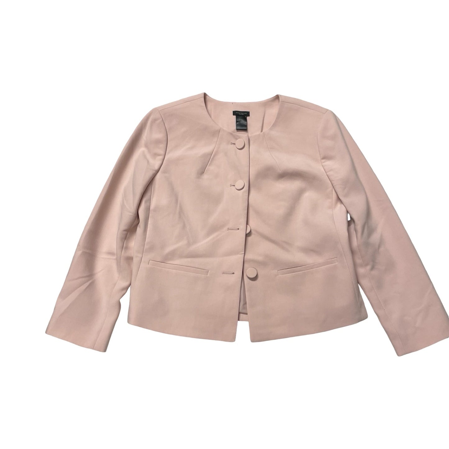 Blazer By Ann Taylor In Pink, Size:8