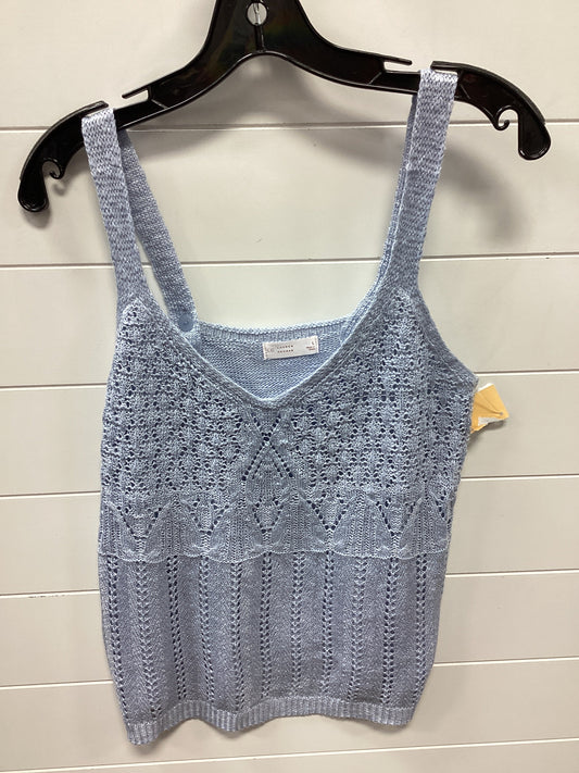 Top Sleeveless By Lc Lauren Conrad In Blue, Size:L