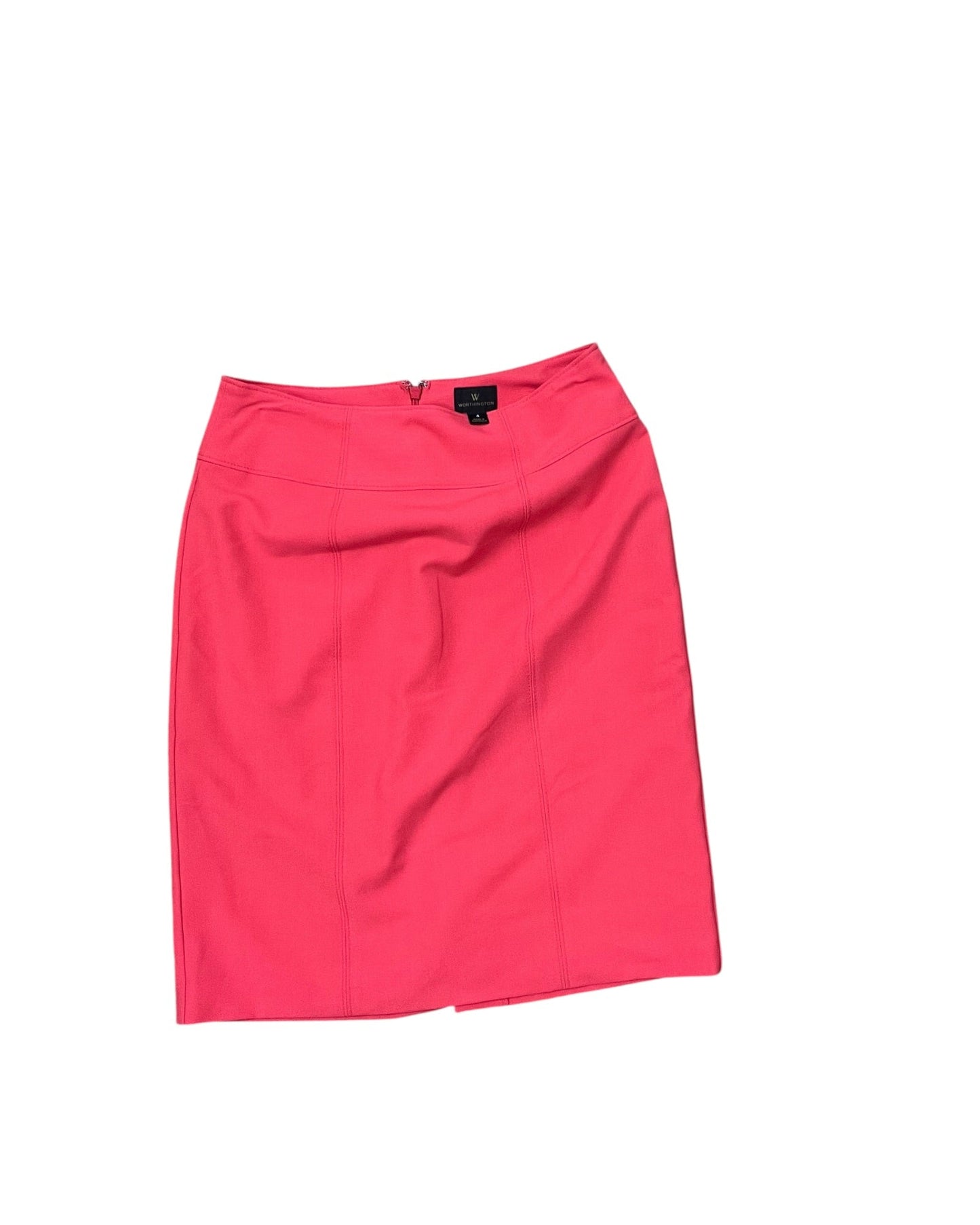 Skirt Midi By Worthington In Orange, Size:4