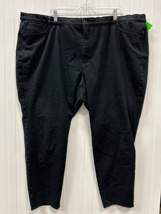 Jeans Skinny By J. Jill In Black Denim, Size:28