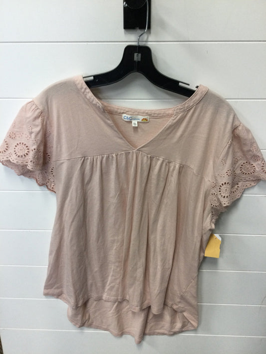 Top Ss By C And C In Pink, Size:Xl