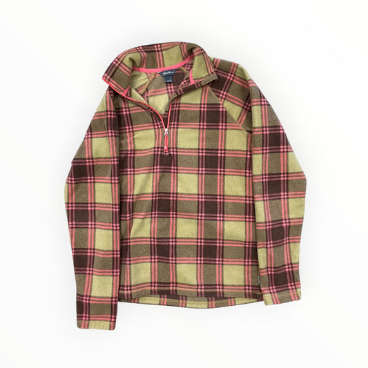 Top Ls By Eddie Bauer In Green & Pink, Size:S