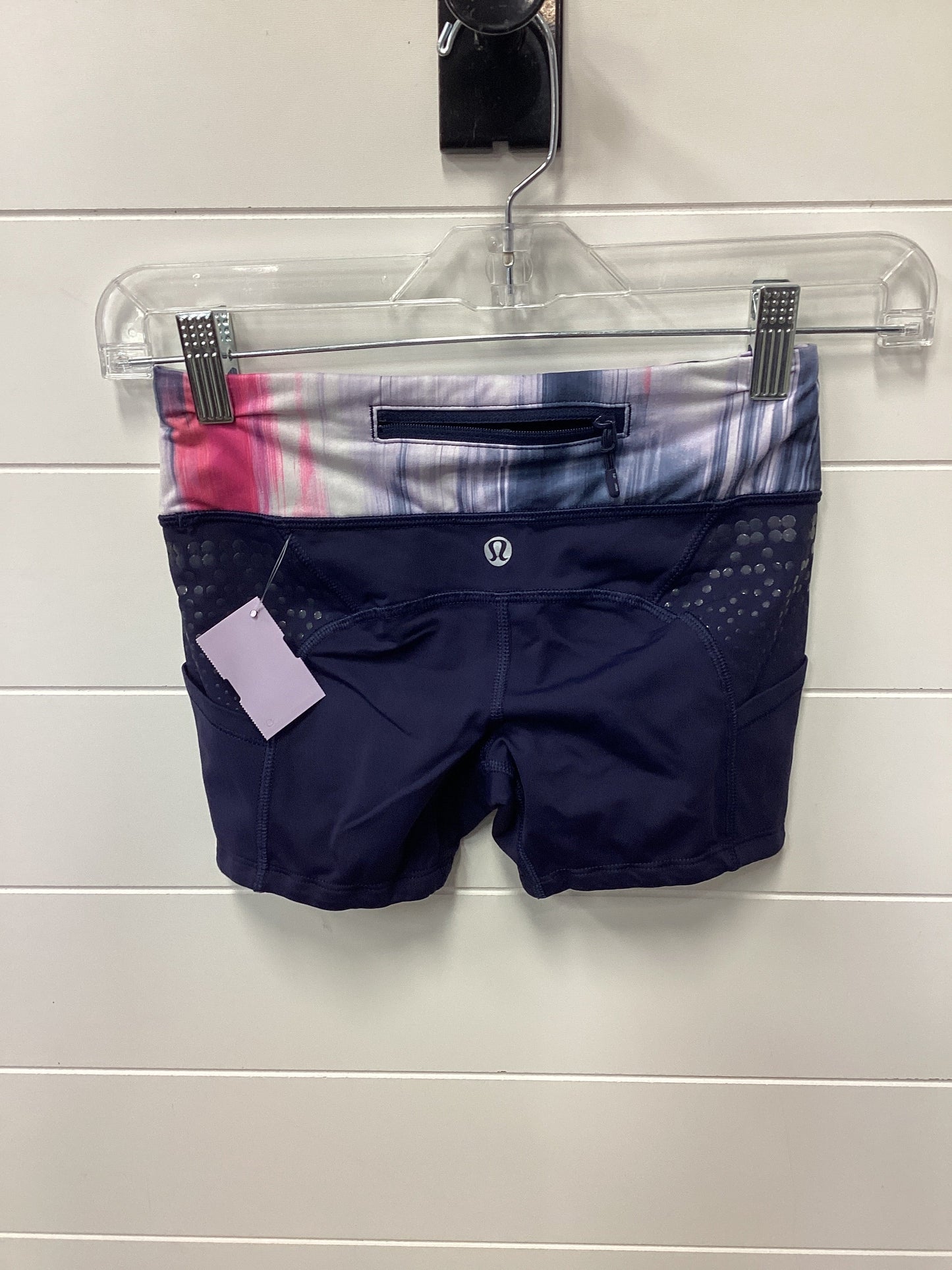 Athletic Shorts By Lululemon In Blue, Size:2