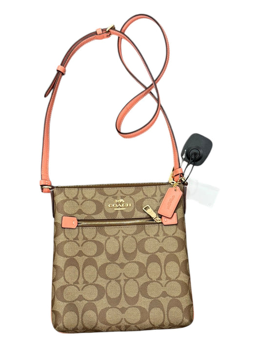 Handbag Designer By Coach In Brown, Size:Small