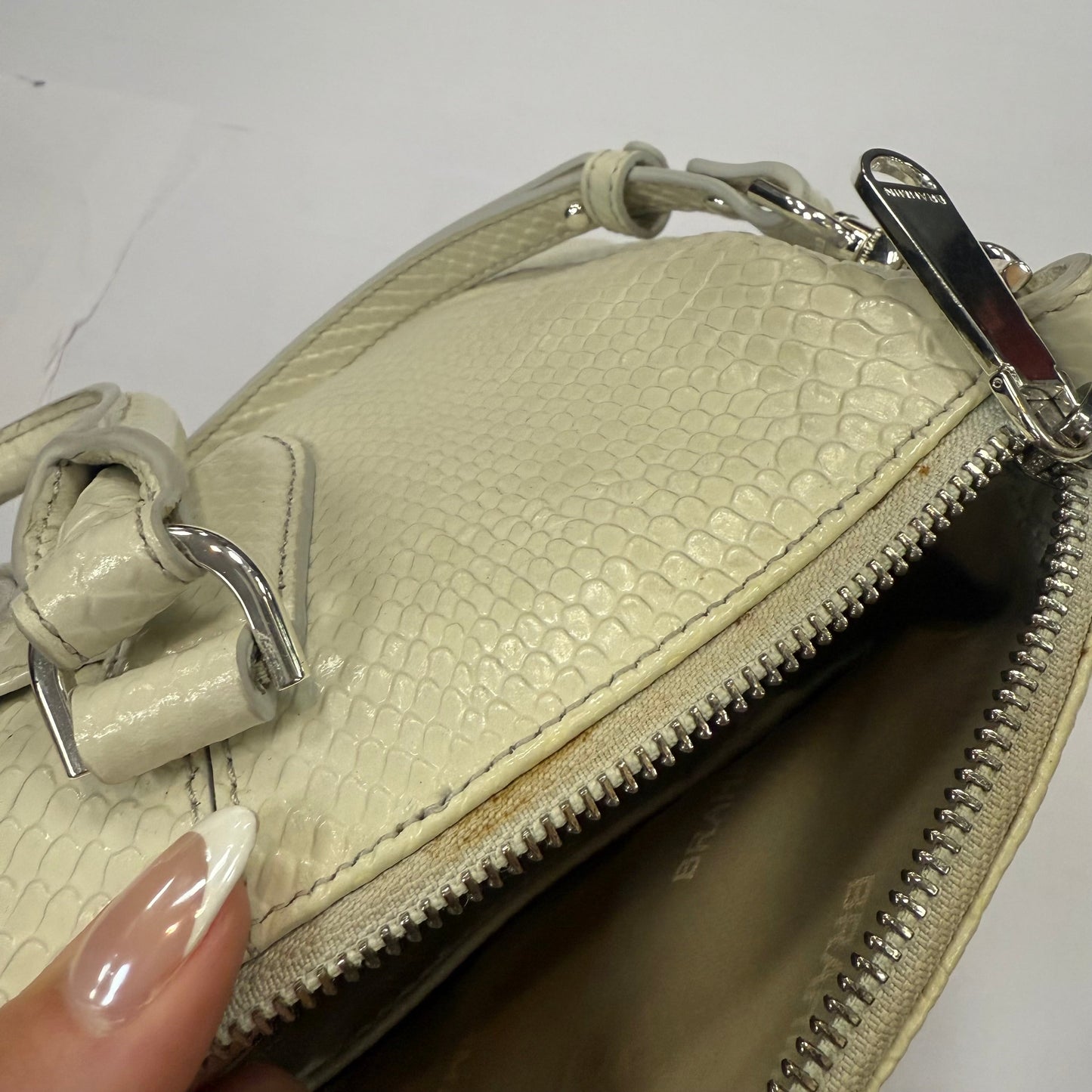 Handbag Designer By Brahmin, Size: Large