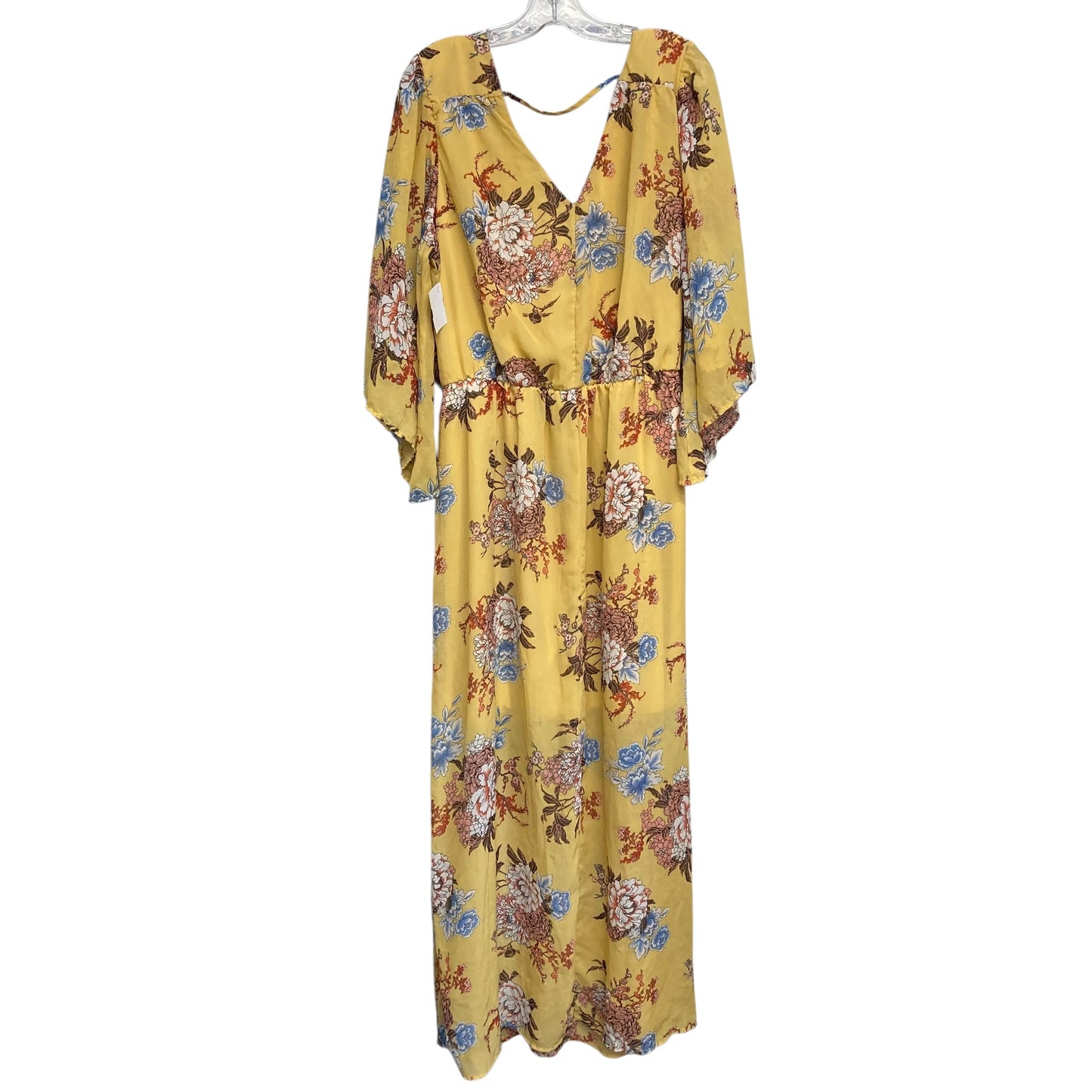 Dress Casual Maxi By R. Wish In Yellow, Size:2X