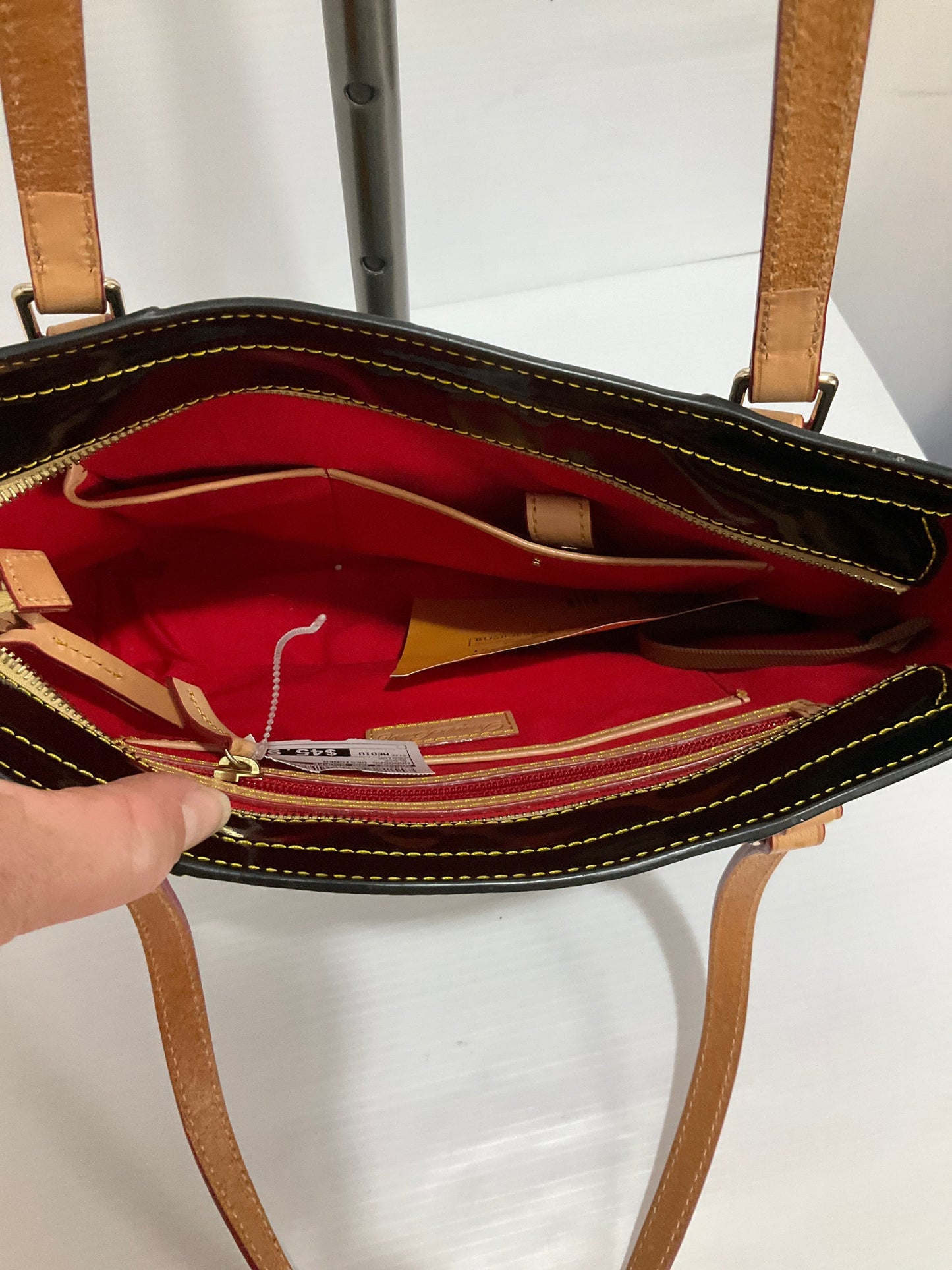 Handbag Designer By Dooney And Bourke In Black, Size:Medium