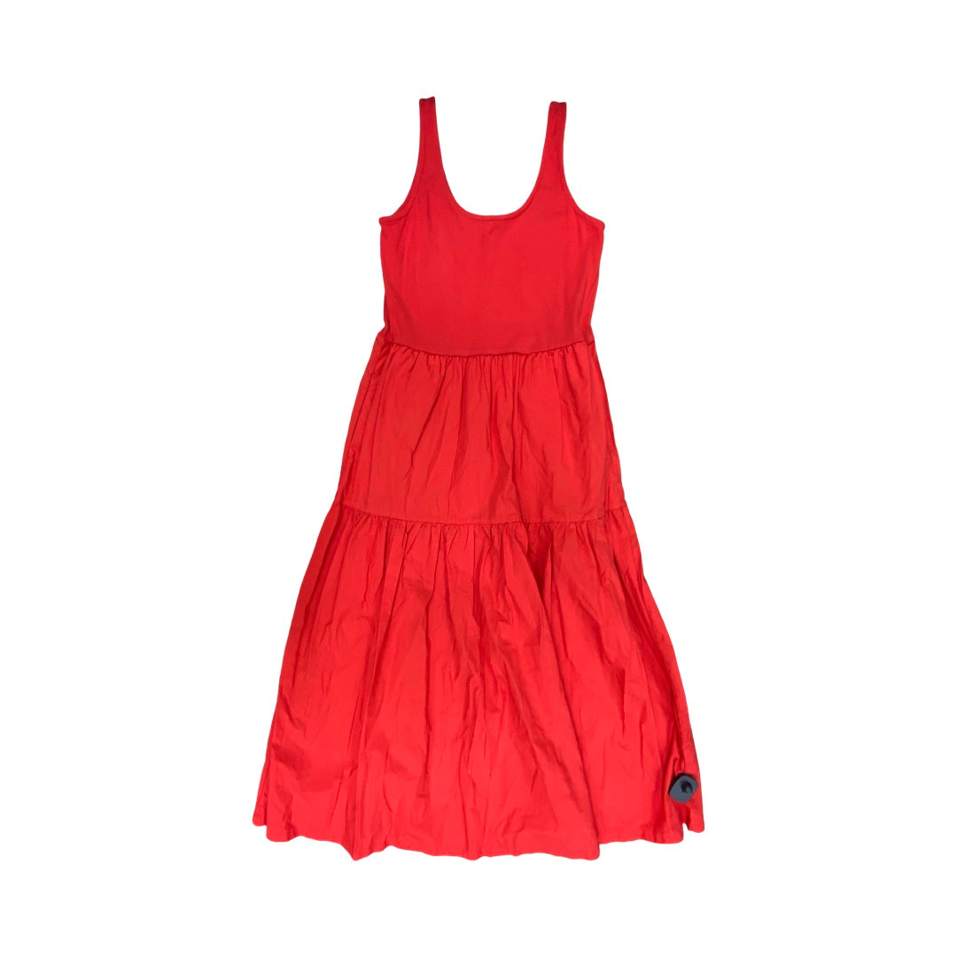Dress Casual Maxi By J. Crew In Red, Size:S