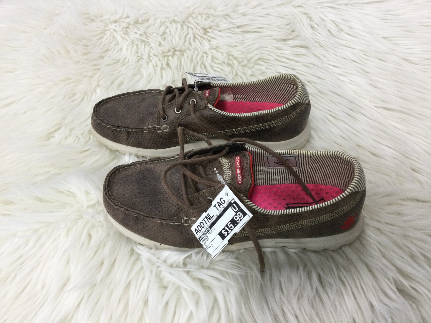 Shoes Flats By Skechers In Brown, Size:8