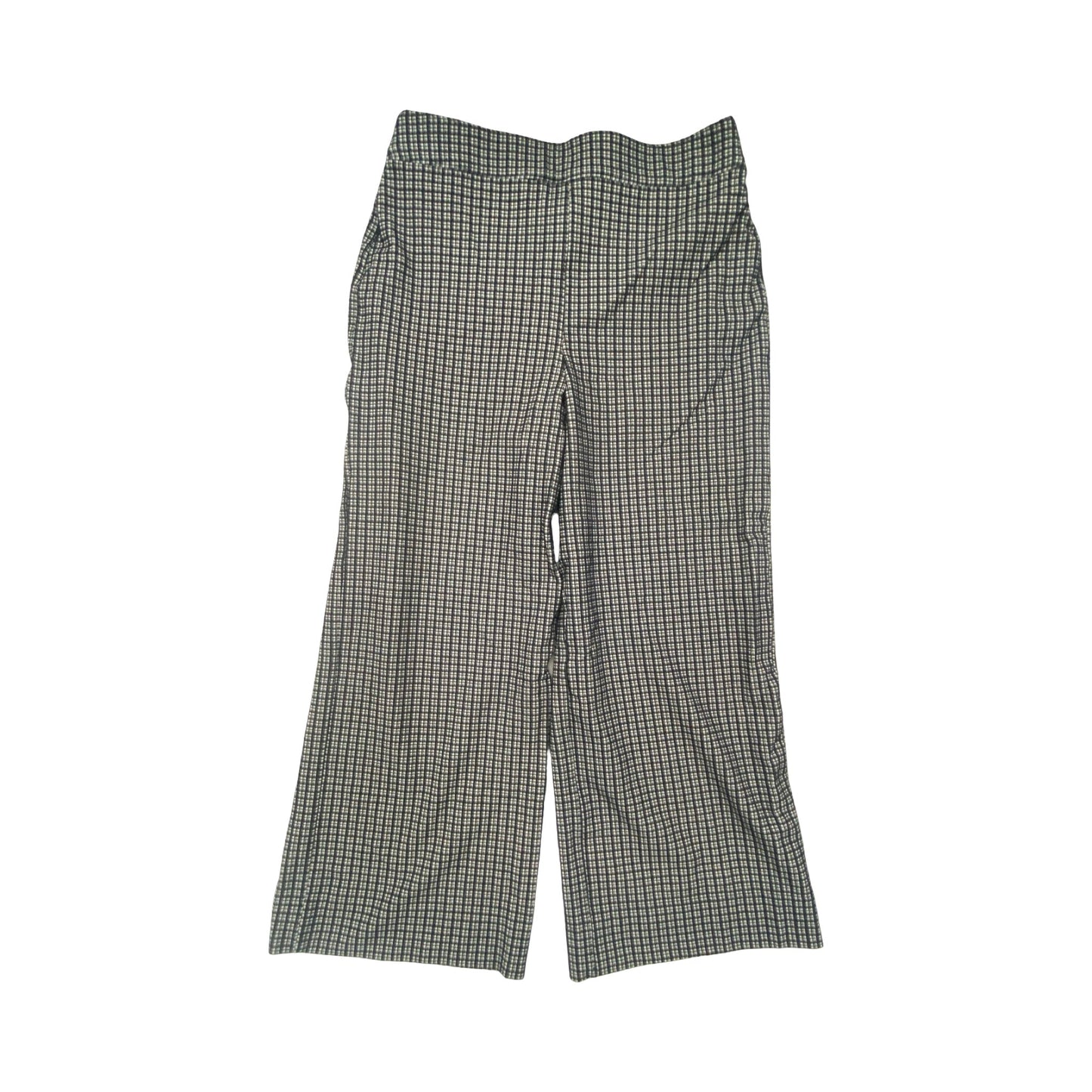 Pants Wide Leg By Spanx In Black & White, Size:Xl