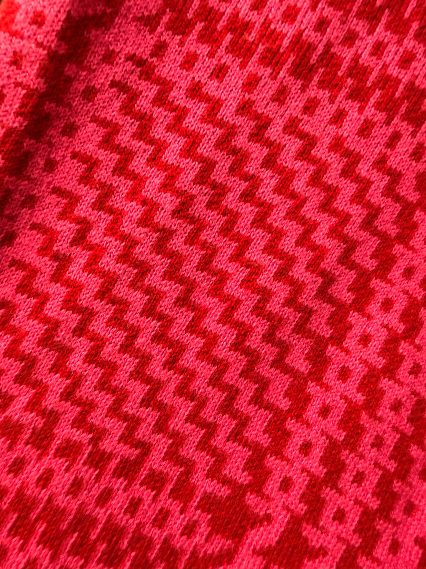 Sweater Cardigan By Isaac Mizrahi Live Qvc In Pink & Red, Size: 2x