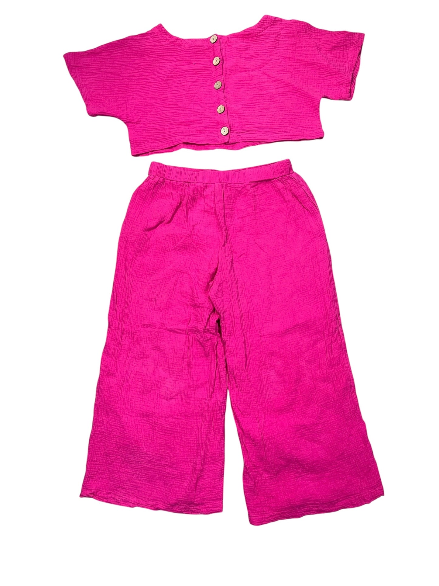 Pants Set 2Pc By Buddy Love In Pink, Size:L