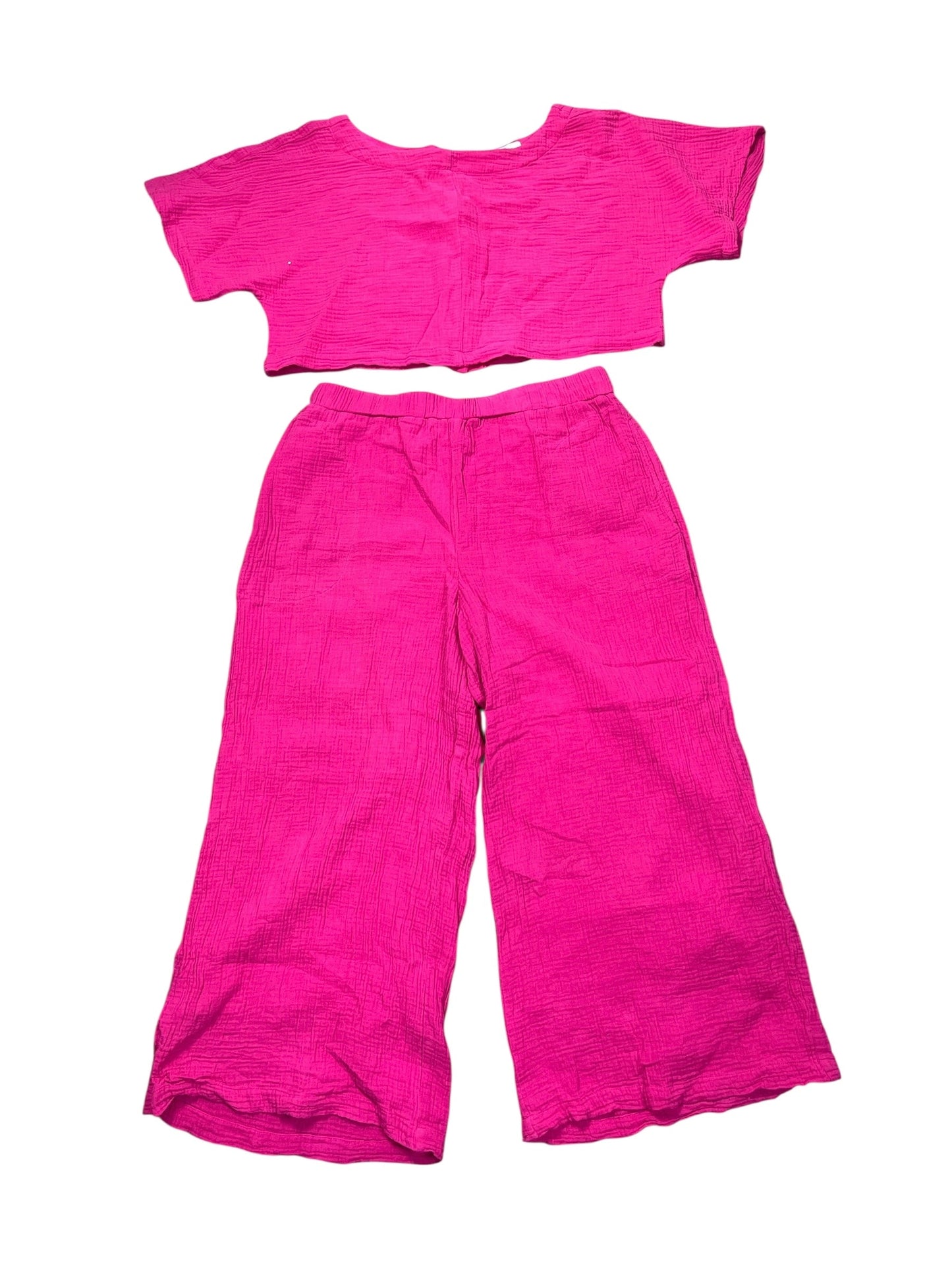 Pants Set 2Pc By Buddy Love In Pink, Size:L