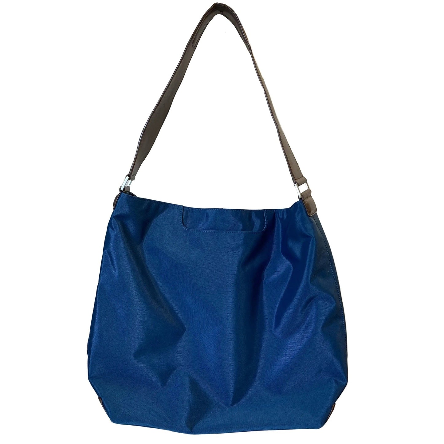 Handbag Designer By Tumi In Blue, Size:Large