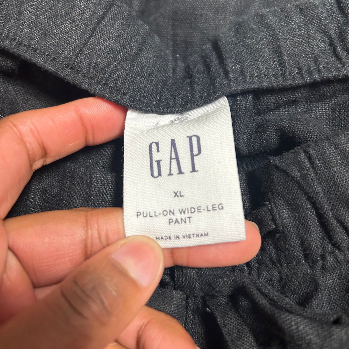 Pants Linen By Gap In Black, Size: Xl