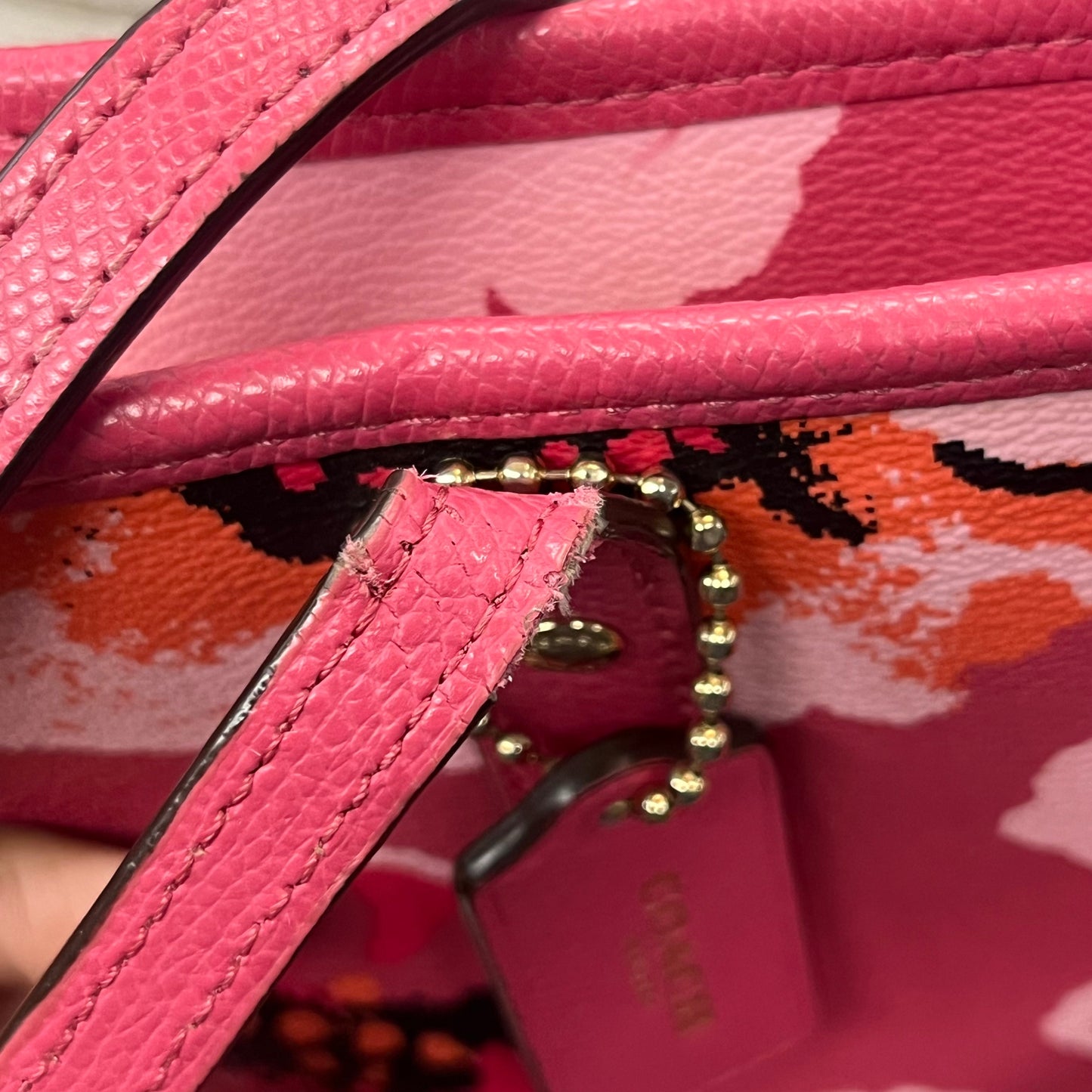 Tote Designer By Coach, Size: Large