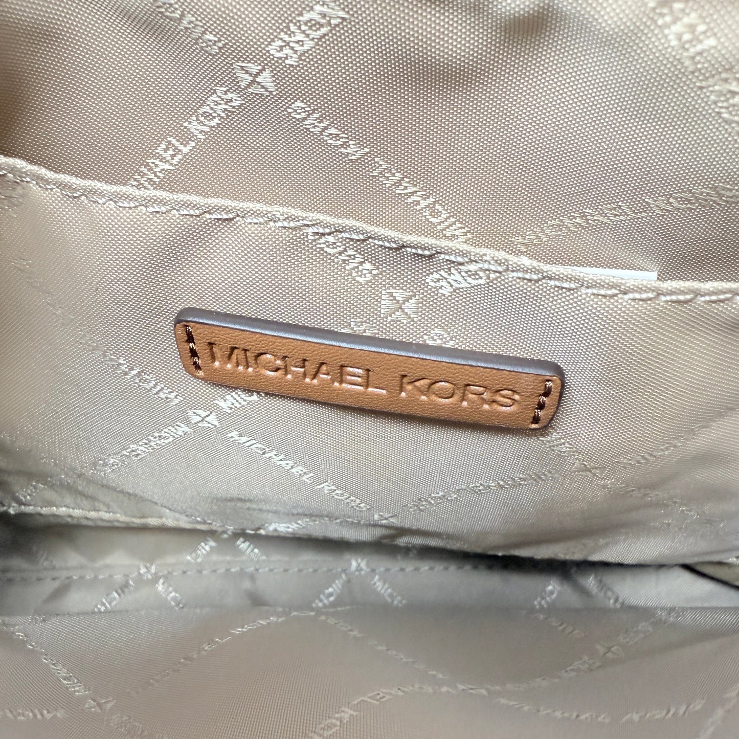 Trisha Triple Compartment Crossbody Designer By Michael Kors, Size: Medium