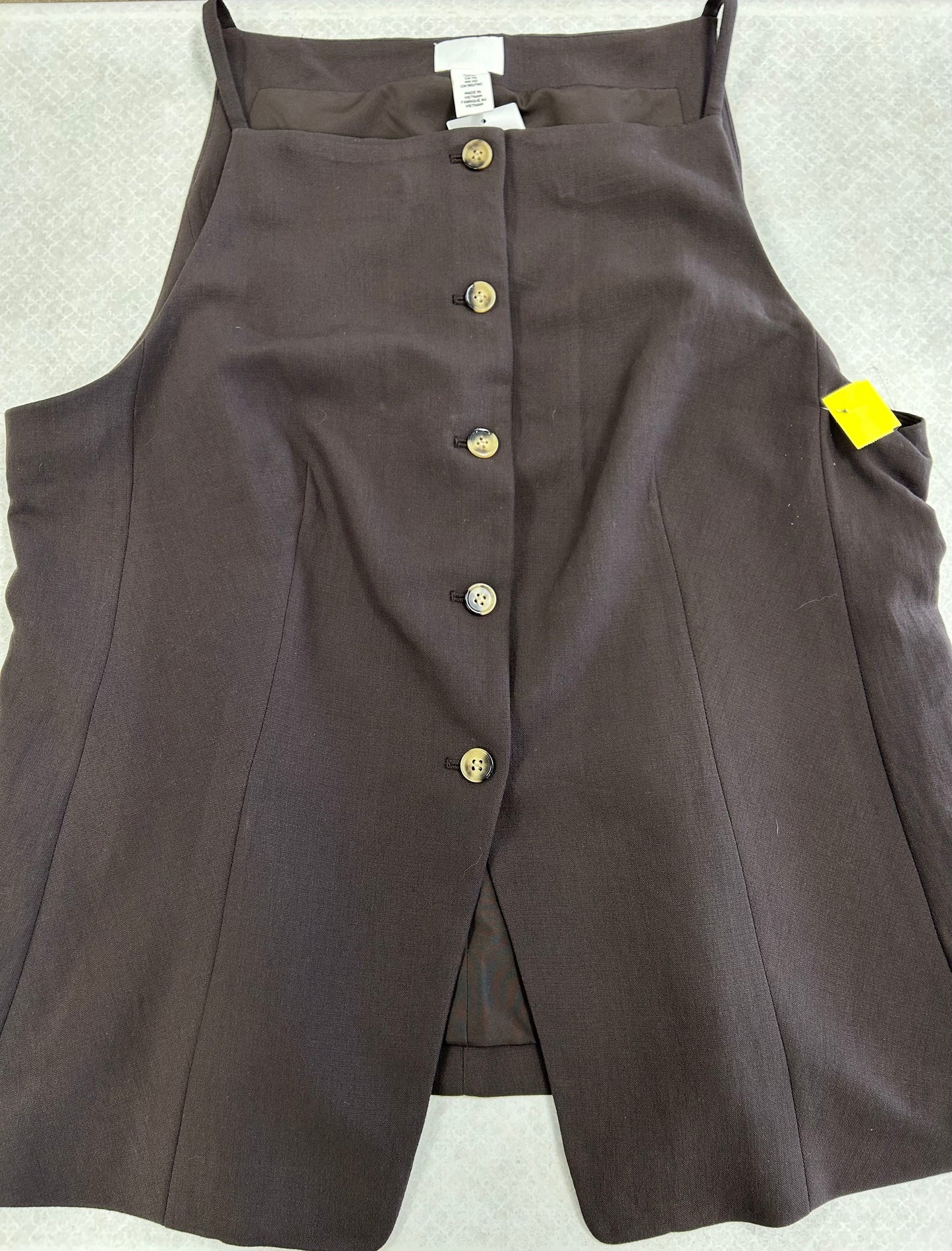 Top Sleeveless By H&M In Brown, Size:Xl