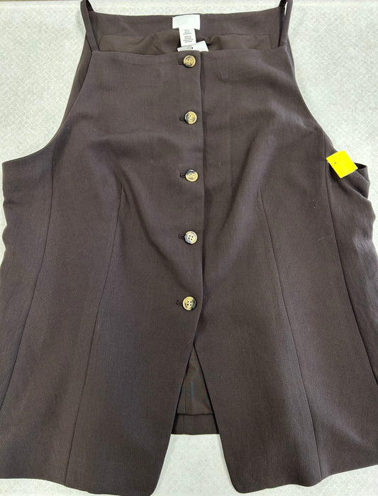 Top Sleeveless By H&M In Brown, Size:Xl