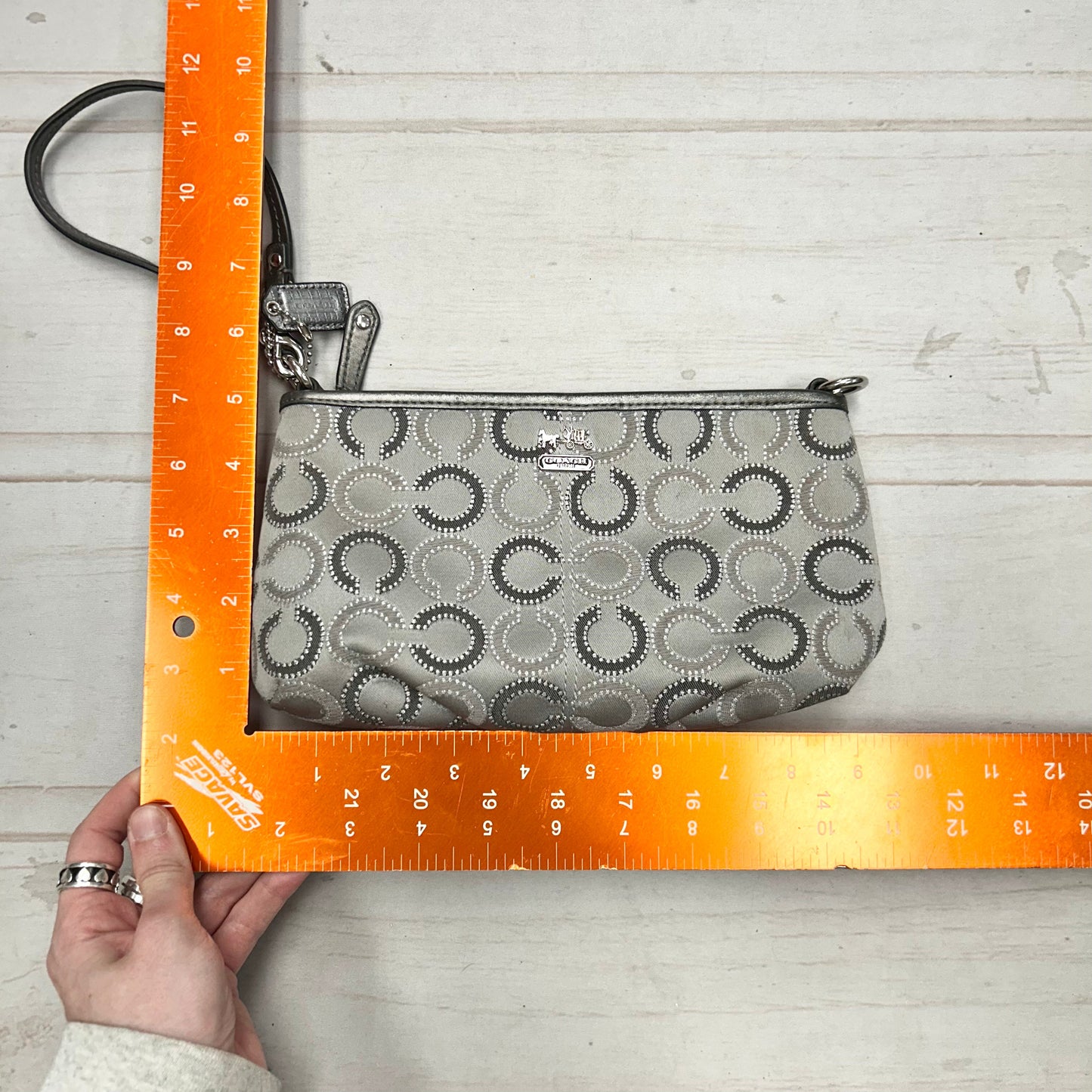 Wristlet Designer By Coach, Size: Medium