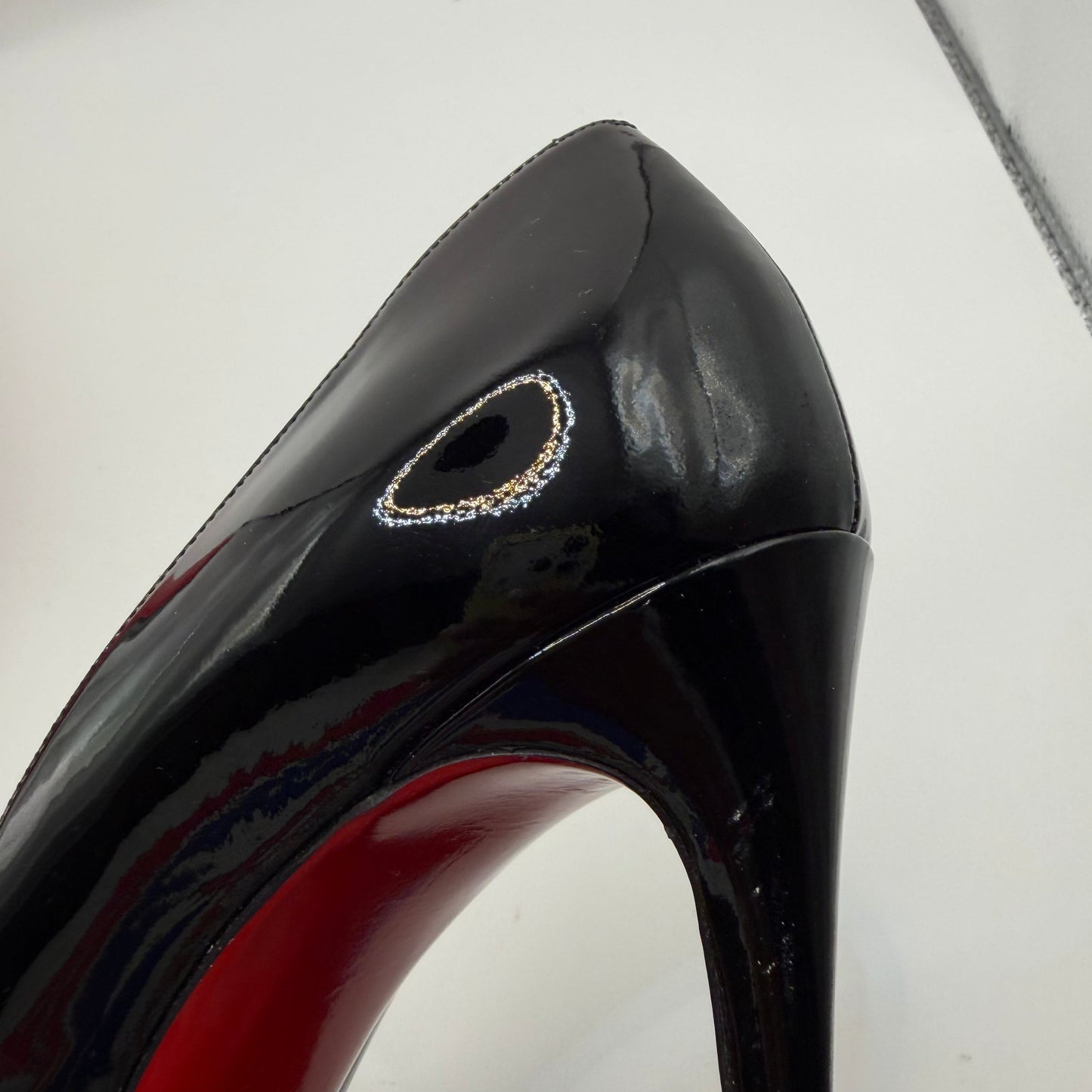 Shoes Luxury Designer By Christian Louboutin In Black, Size: 11
