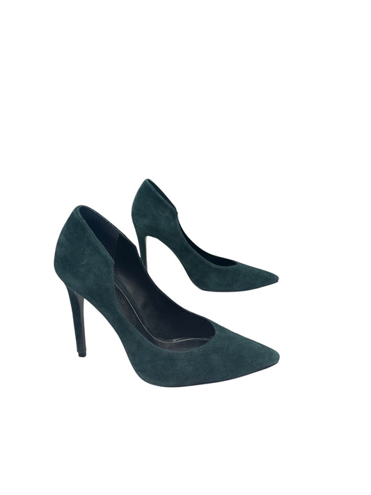 SHOES HEELS STILETTO by    CLOTHES MENTOR In GREEN, Size: 6