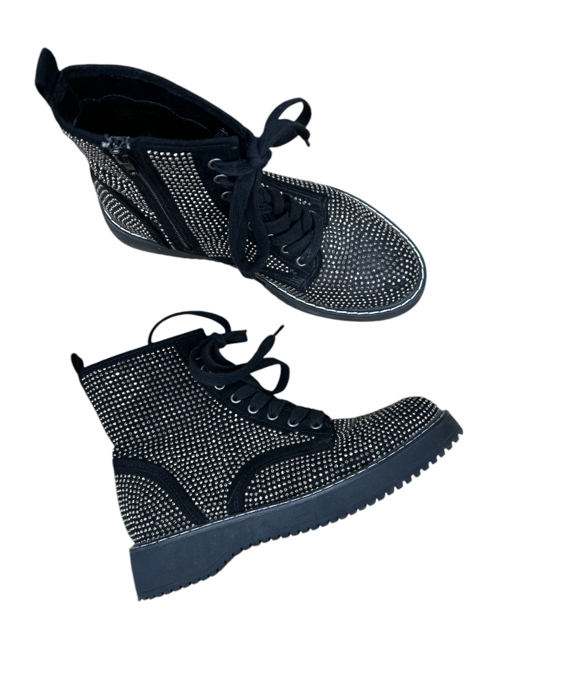 Boots Combat By Madden Girl In Black, Size: 7.5