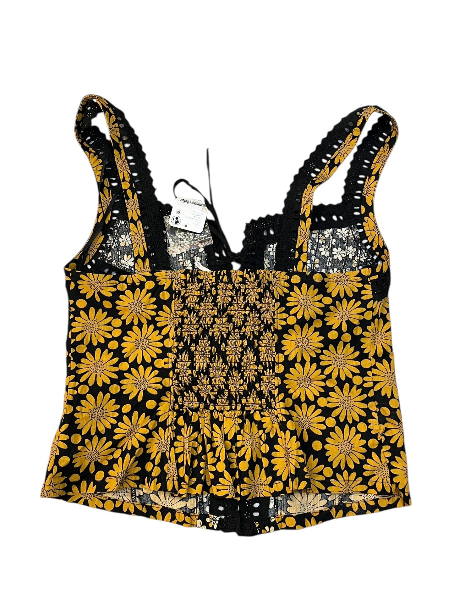 Top Sleeveless By Free People In Floral Print, Size:S