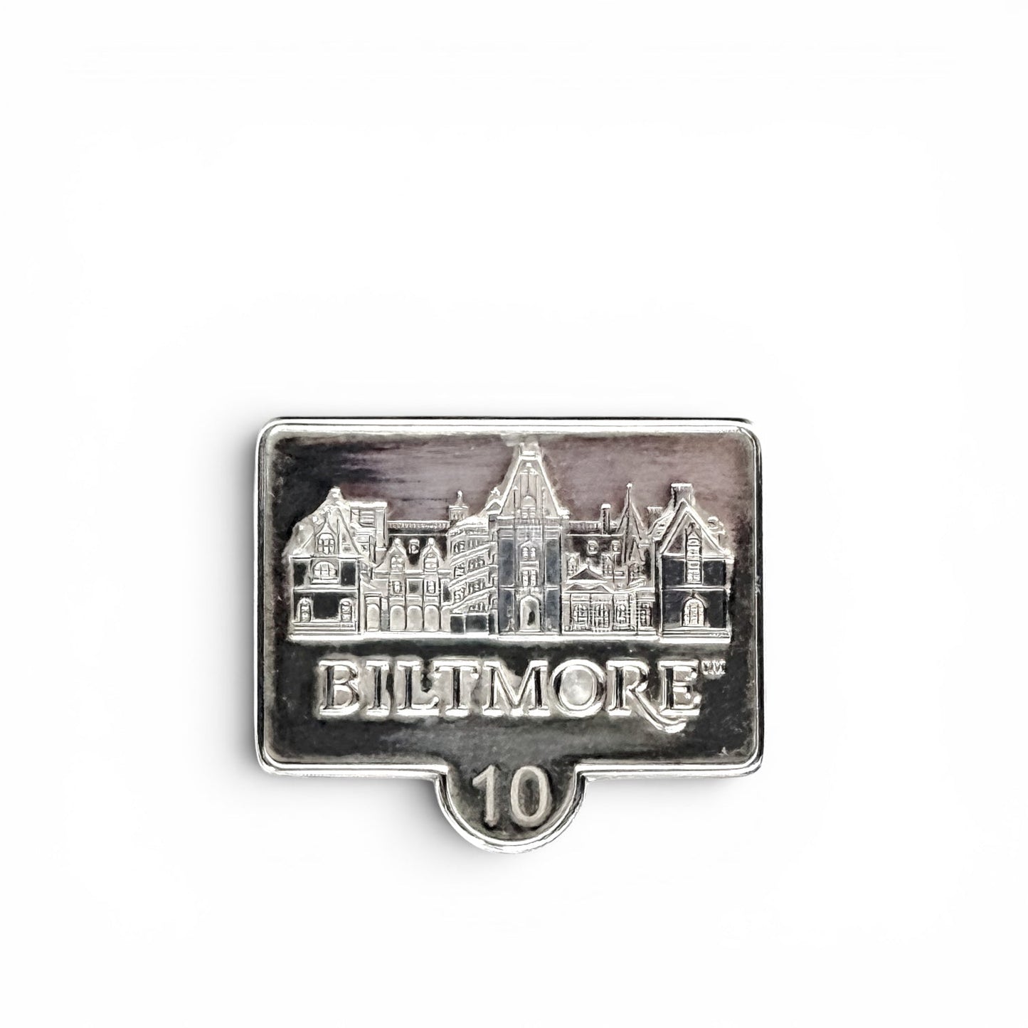 Sterling Silver Biltmore 10 Year Service Recognition Pin By JC