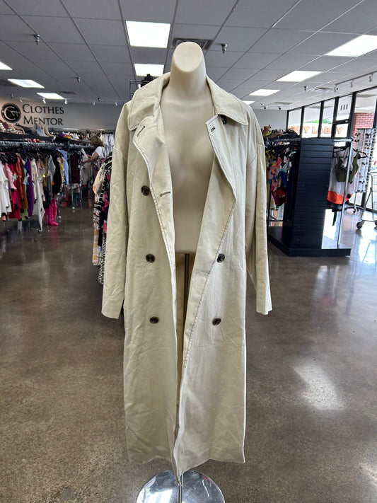 Coat Trench Coat By Asos In Tan, Size:2