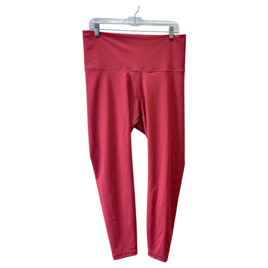 Athletic Leggings By Old Navy In Coral, Size:Xl