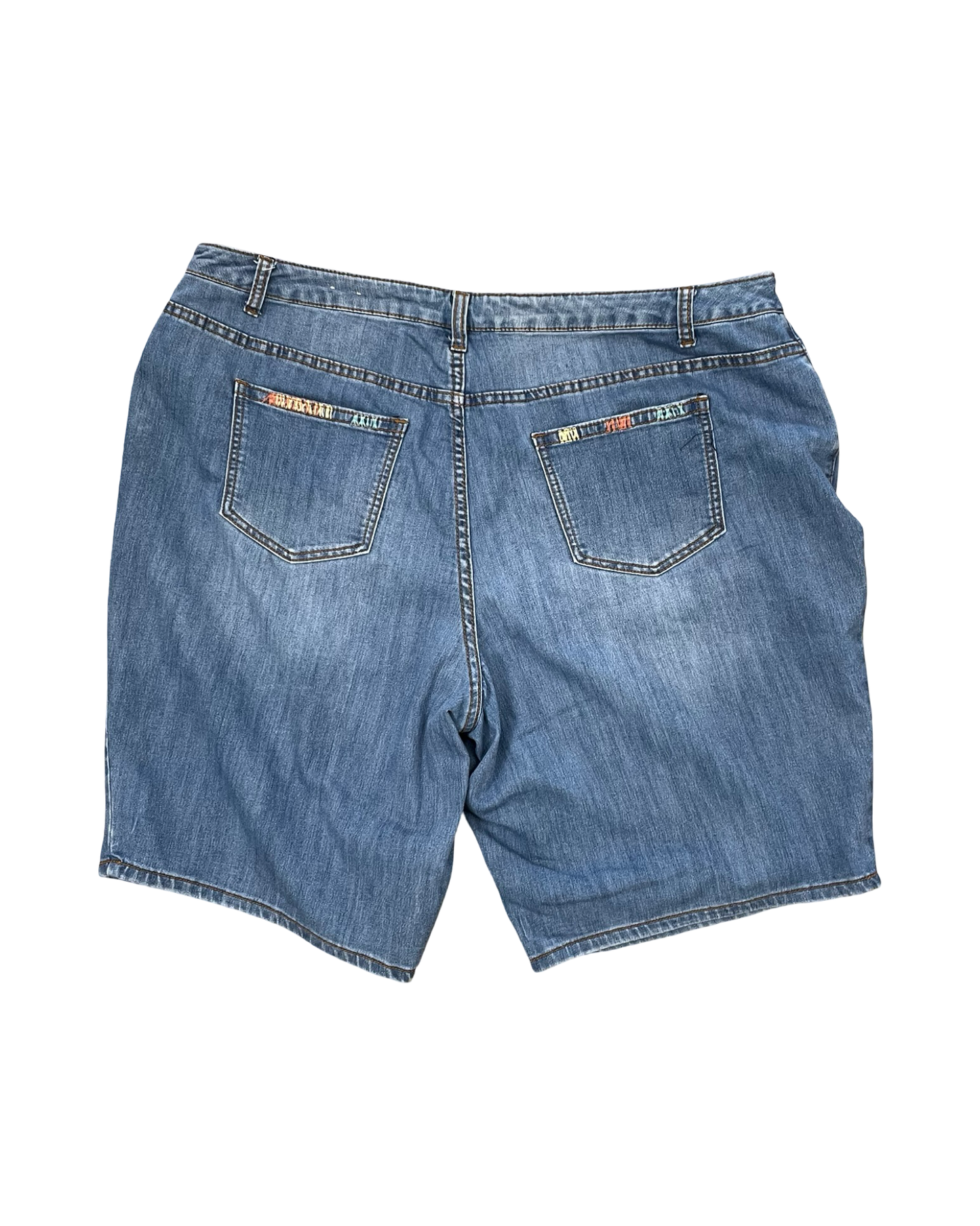 Shorts By Cj Banks In Blue Denim, Size:20