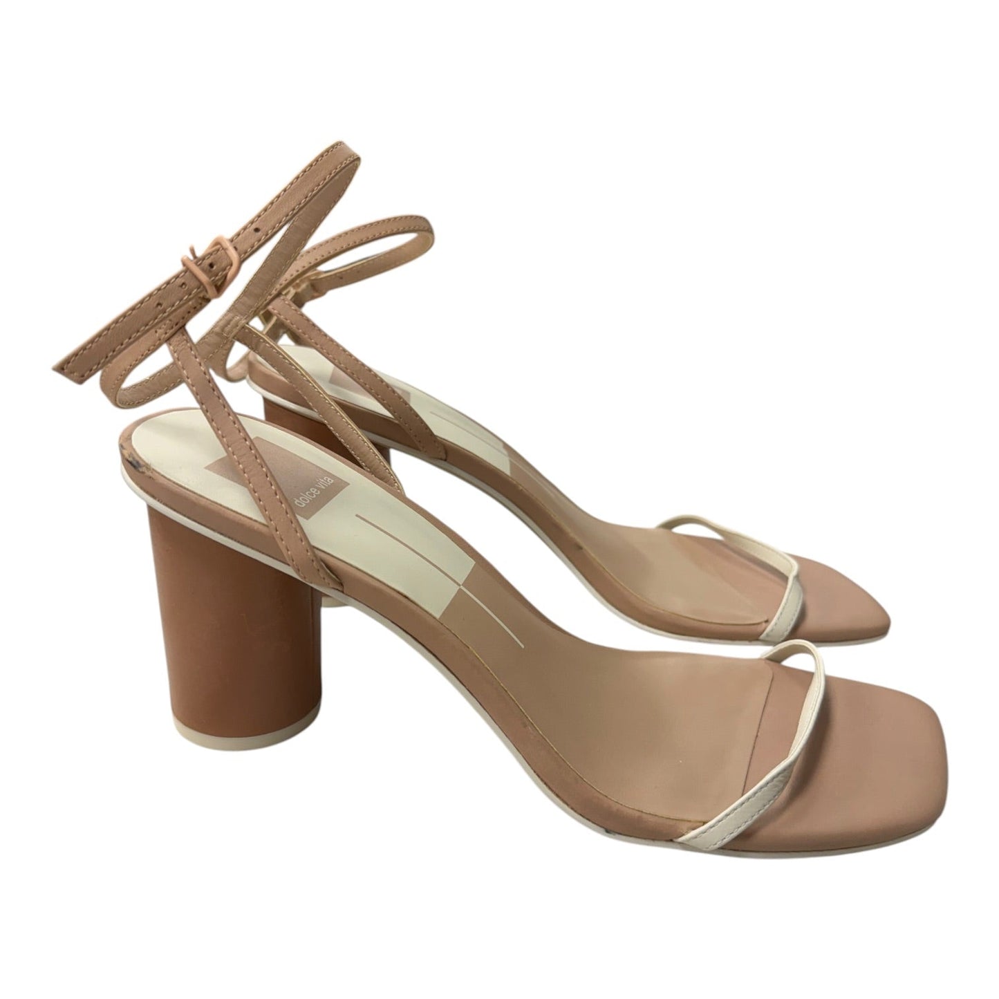 Shoes Heels Block By Dolce Vita In Cream, Size:9