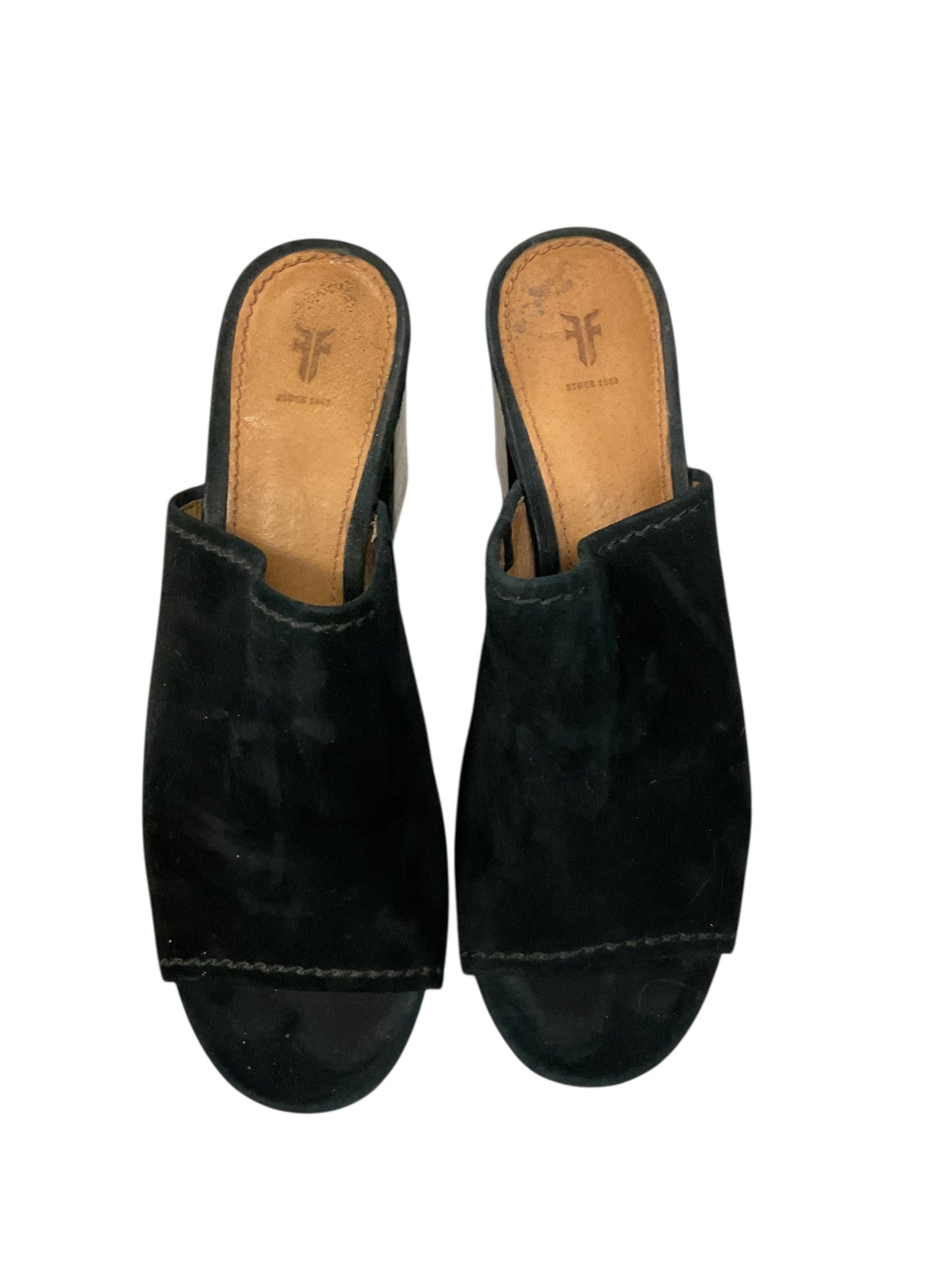 Shoes Designer By Frye In Black, Size:6.5