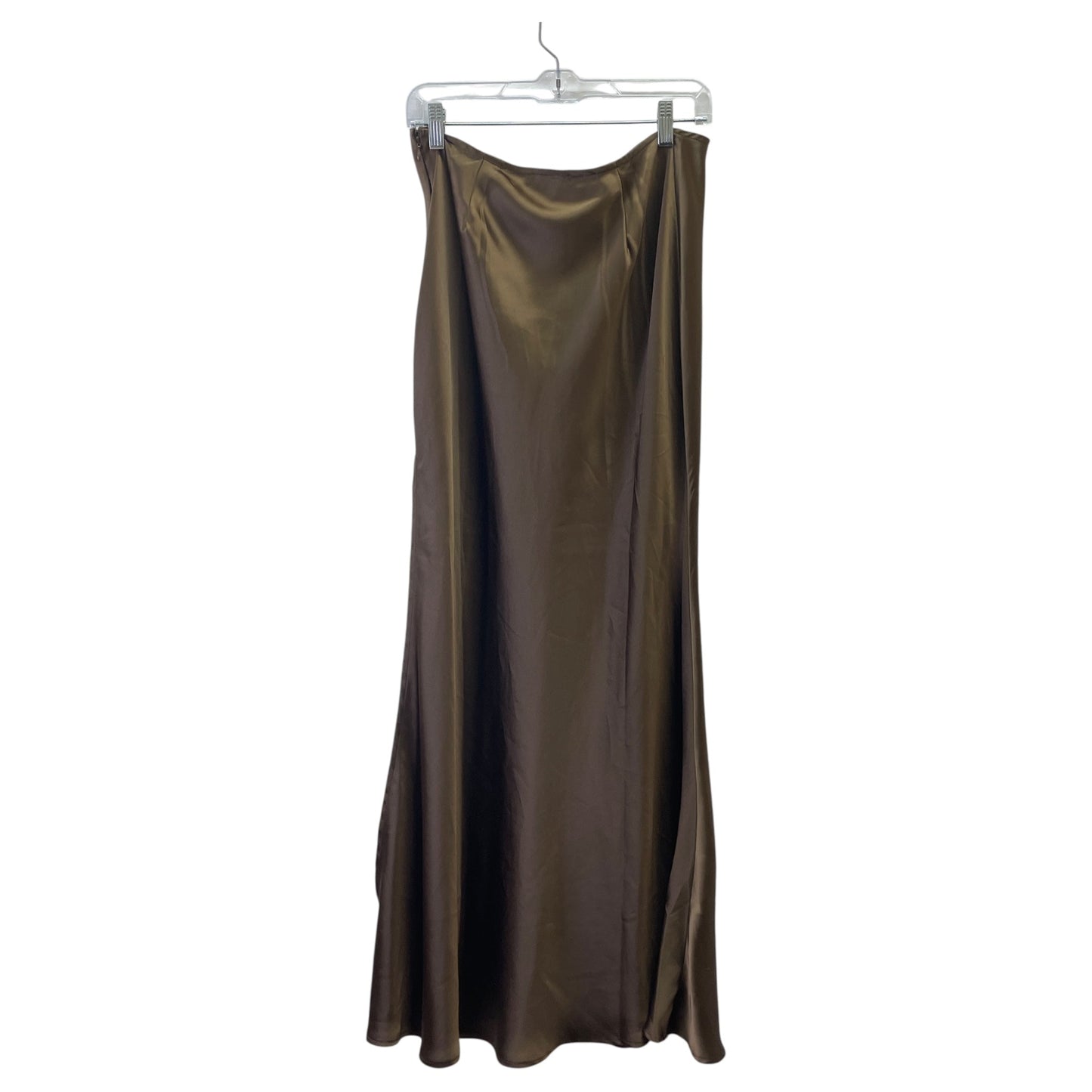 Skirt Maxi By Fashion Nova In Brown, Size:12