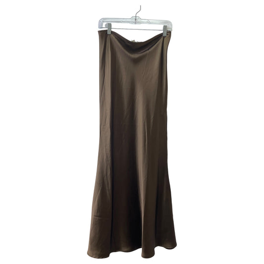 Skirt Maxi By Fashion Nova In Brown, Size:12