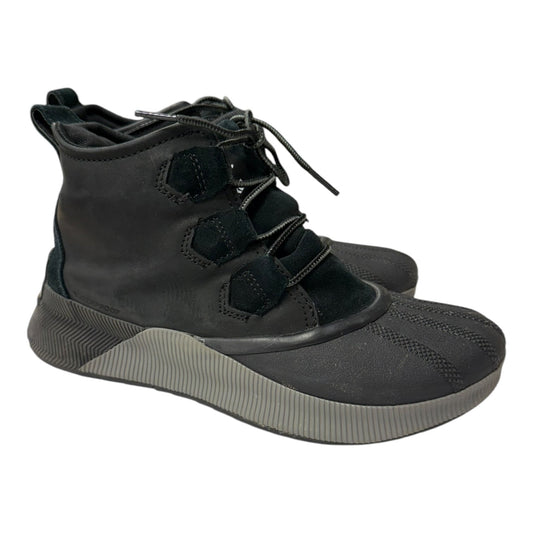 Boots Rain By Sorel In Black, Size:9